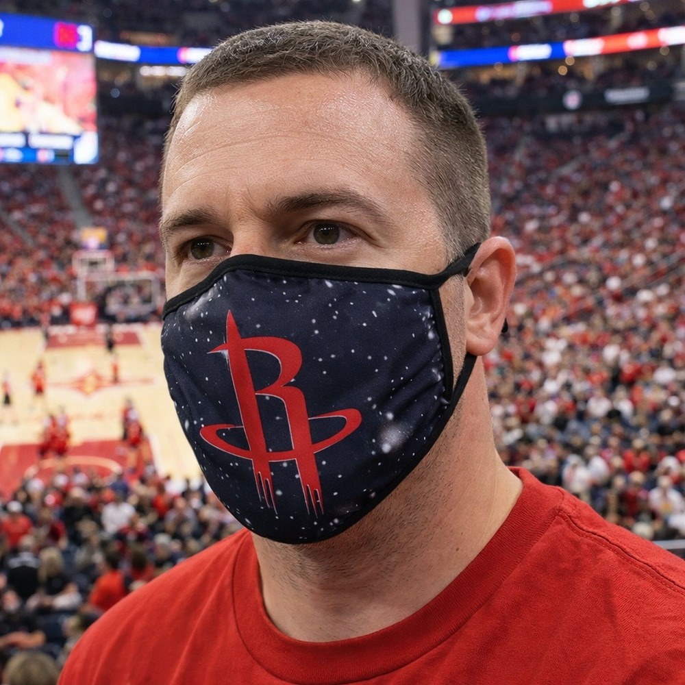 Face Mask (3) "Houston Rockets" Ultra Game - Picture 4 of 4